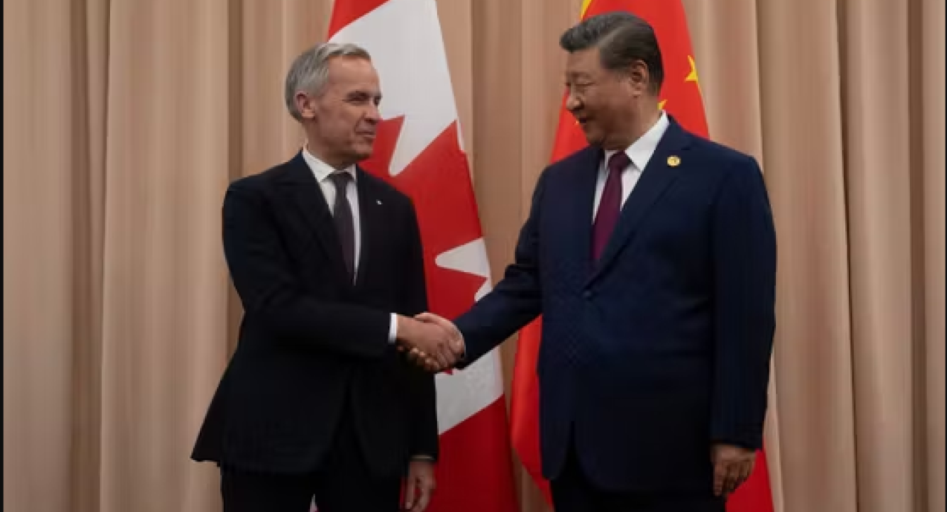 Mark Carney and Chinese President Xi